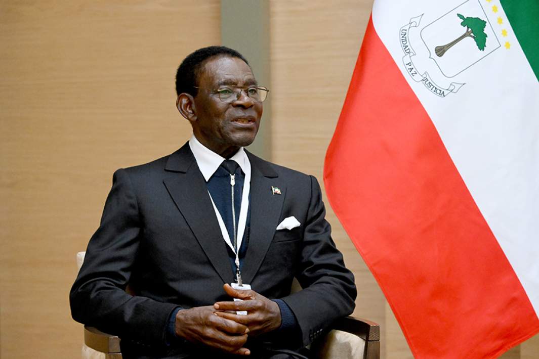 Президент Экваториальной Гвинеи Теодоро Обианг Нгема Мбасого 