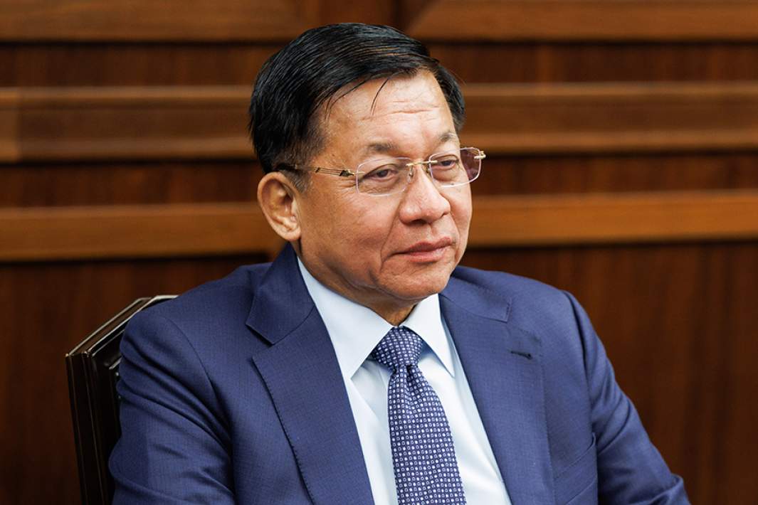 Президент Мьянмы Мин Аун Хлайн 