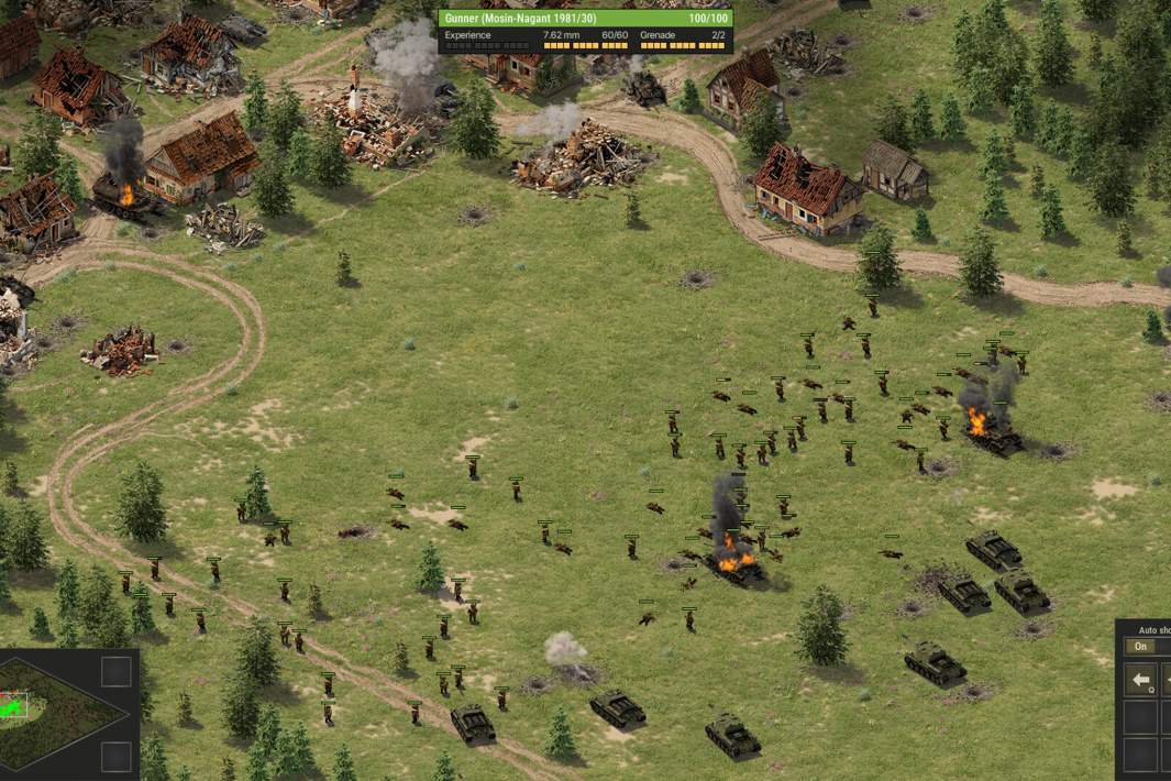 Скриншот из игры Panzer Strike
