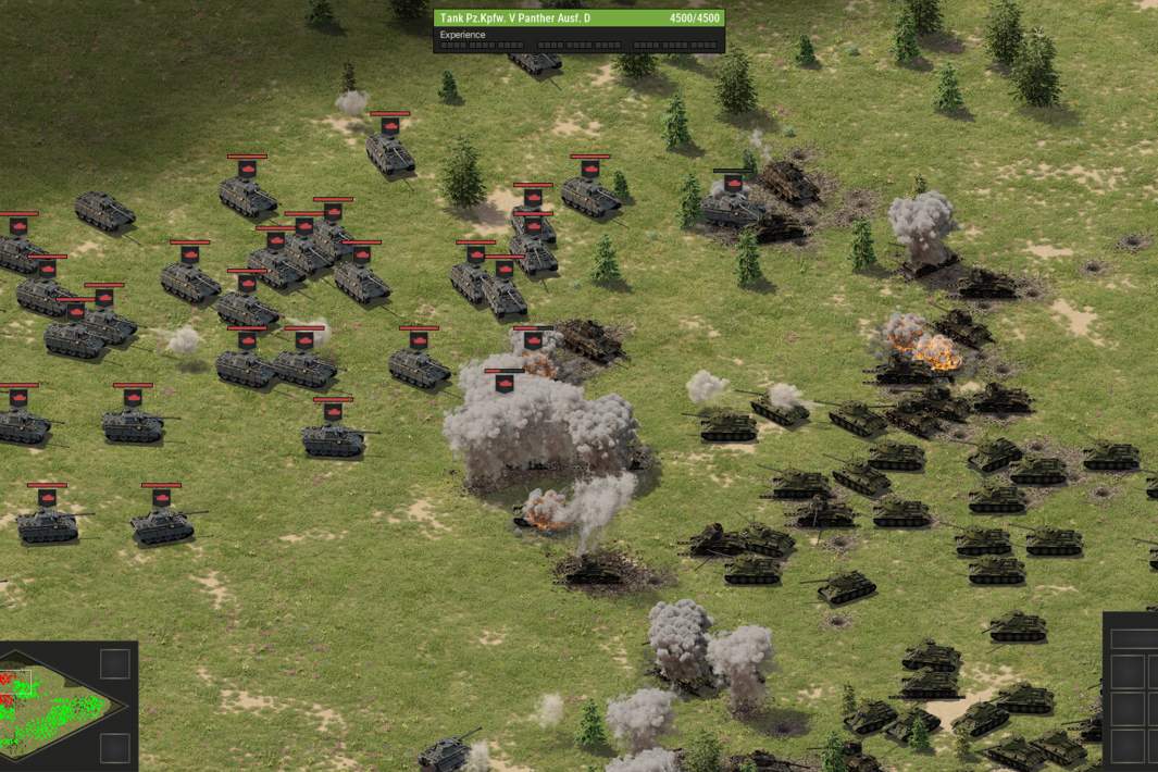 Скриншот из игры Panzer Strike