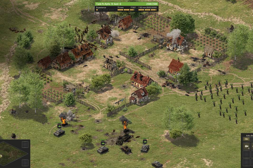 Скриншот из игры Panzer Strike