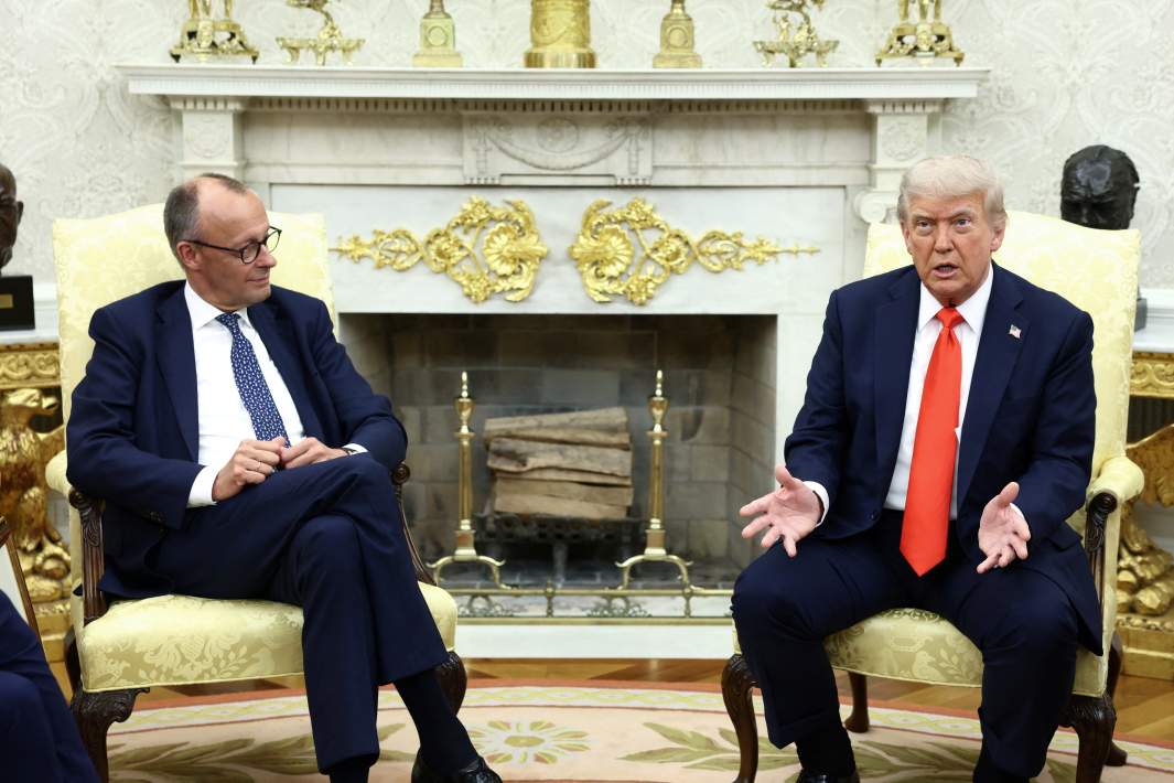 мерц и трамп