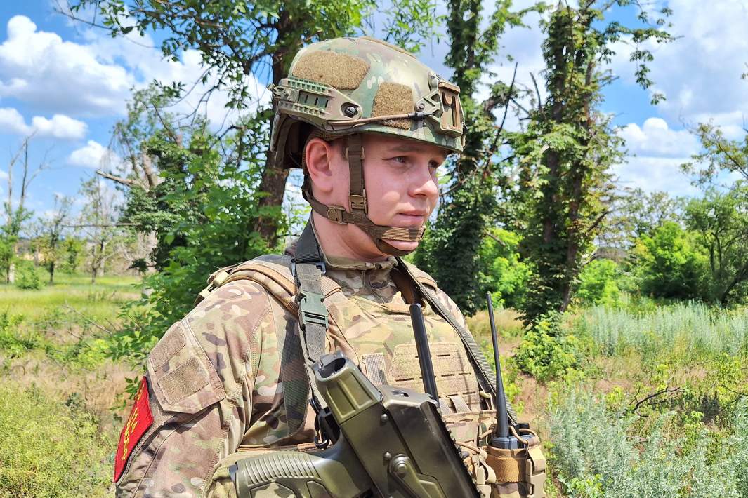 Командир штурмовой роты Никита Галик