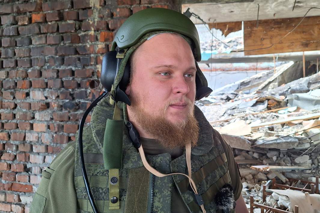 Командир танковой роты Евгений Суханов