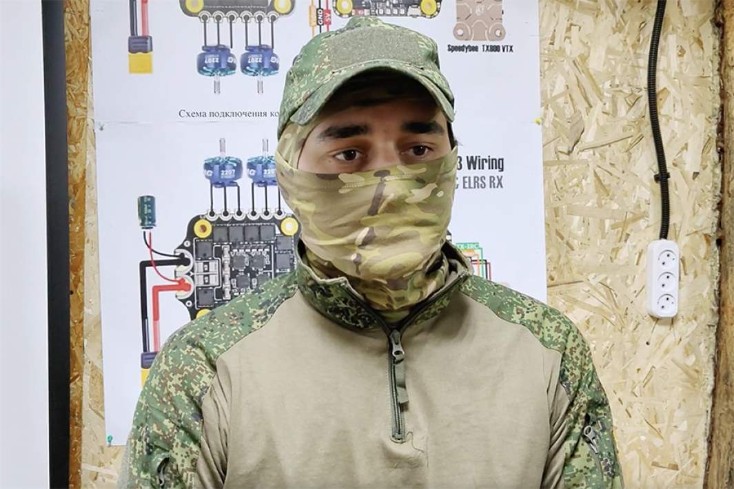 Начальник расчета FPV-дронов с позывным Биги