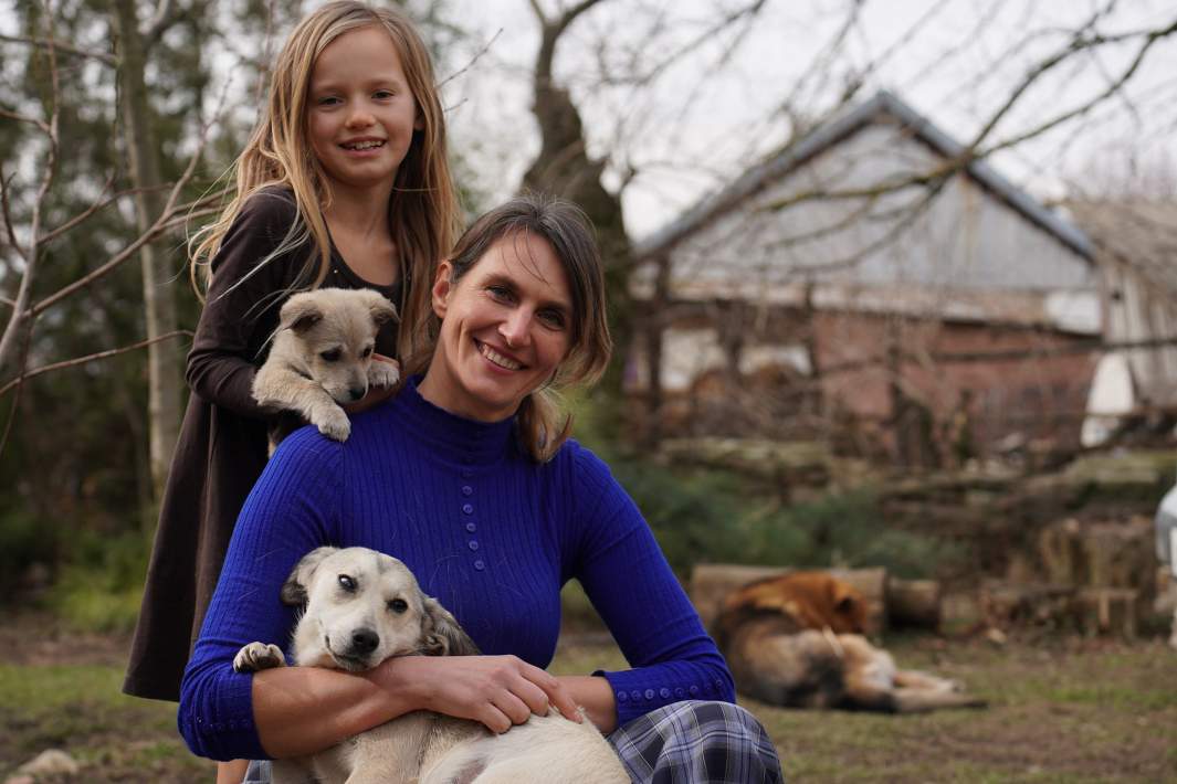 Алена Сергиенко с младшей дочкой Дариной