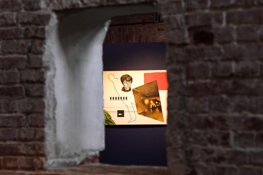 Картина Эрика Булатова «‎Городская картина»