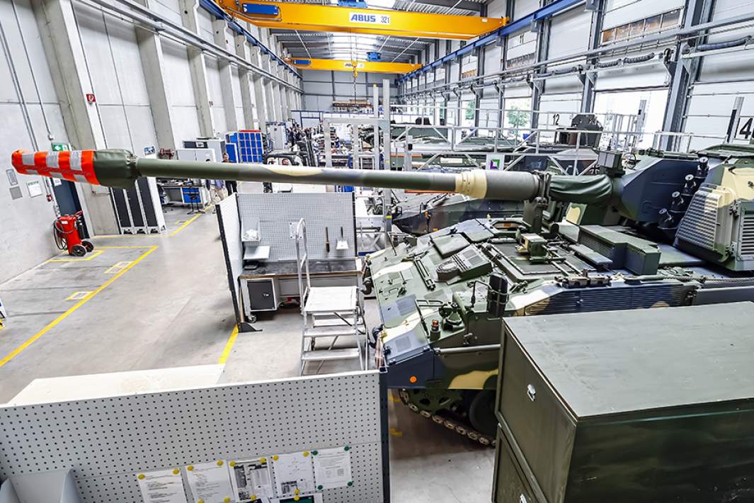 Производство вооружений на заводе концерна Rheinmetall