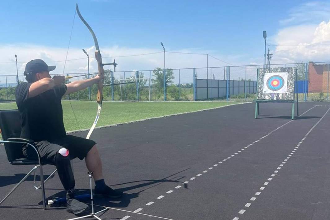 На турнире Кубка защитников Отечества, стрельба из лука