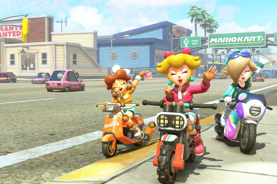 Скриншот из игры Mario Kart World