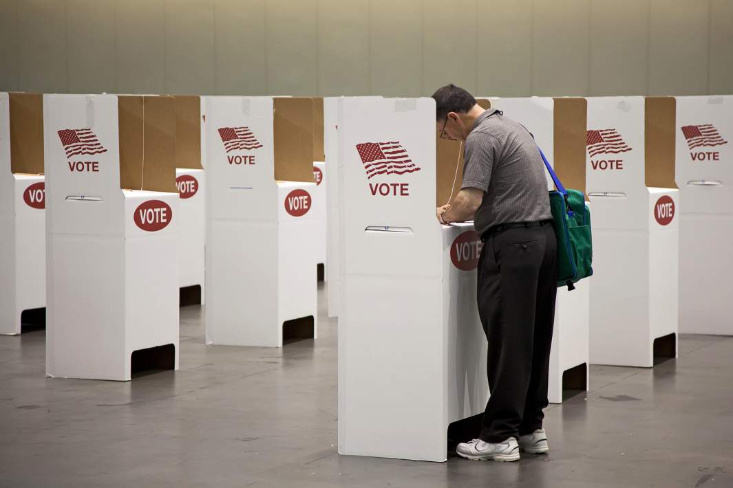 Избирательный участок в США