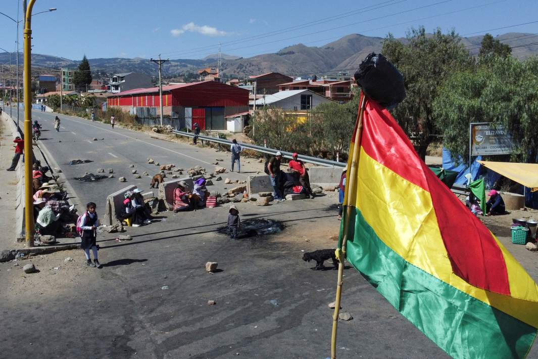 протесты в Боливии