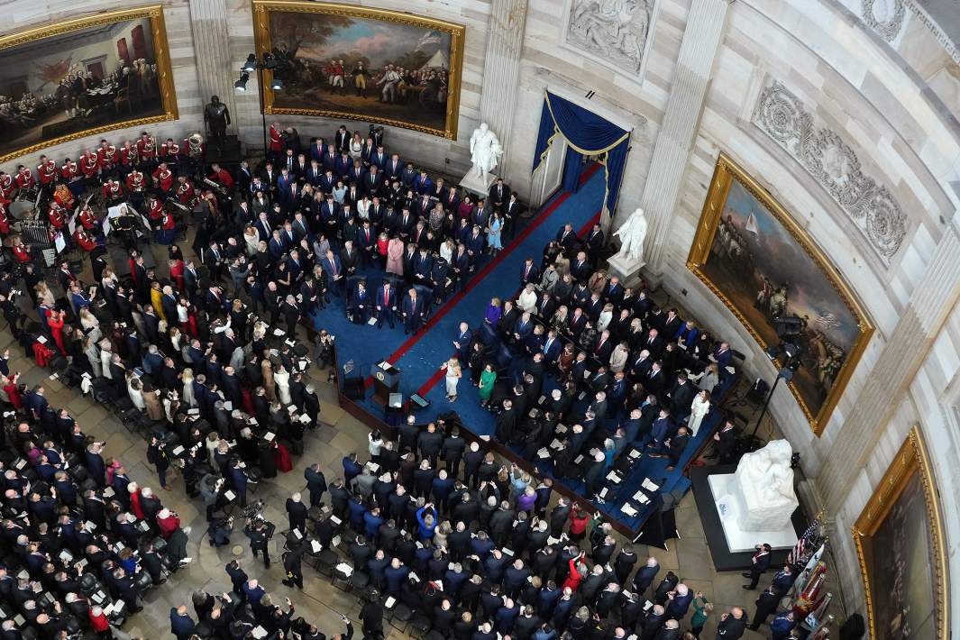 Церемония инаугурации президента США Дональда Трампа