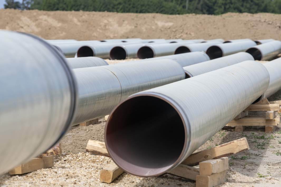 Строительство газопровода 