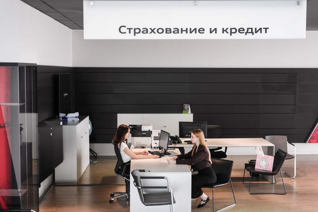 Отдел кредитования в автосалоне 