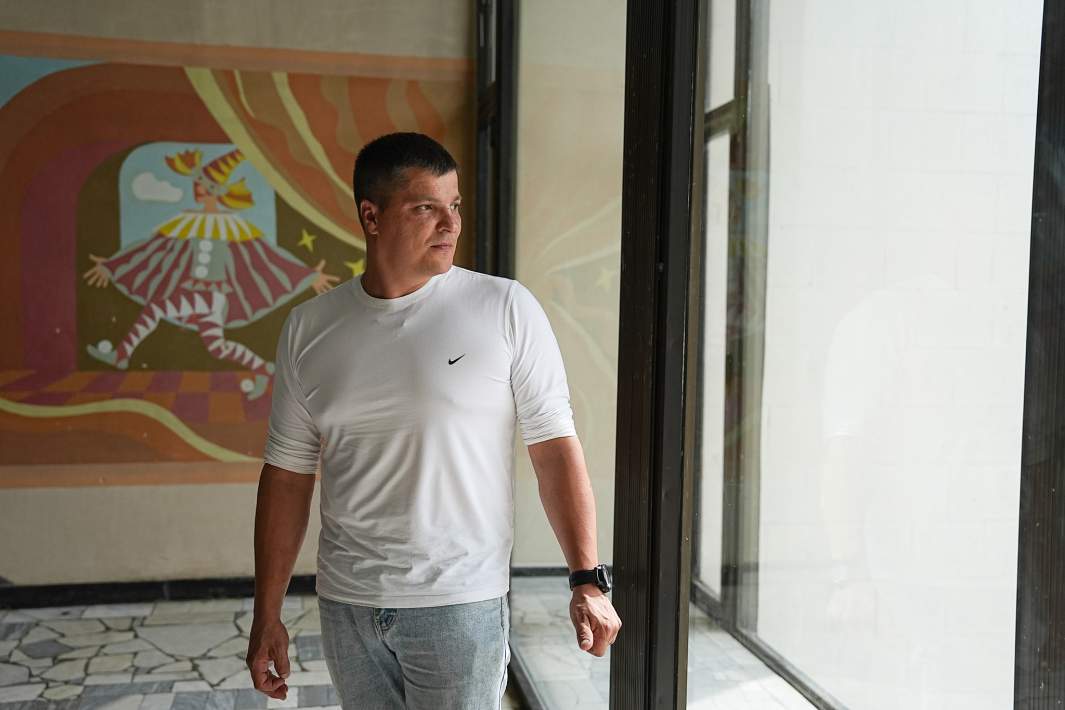 Сергей Грызов во время репетиции 