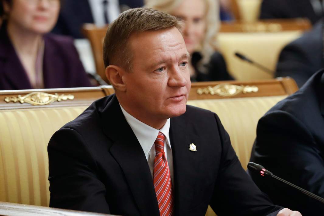 Губернатор Курской области Роман Старовойт, 2020 год