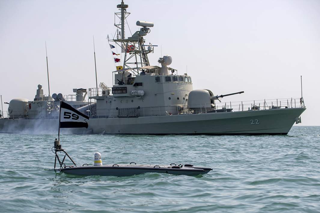Американский морской беспилотник подразделения Task Force 59