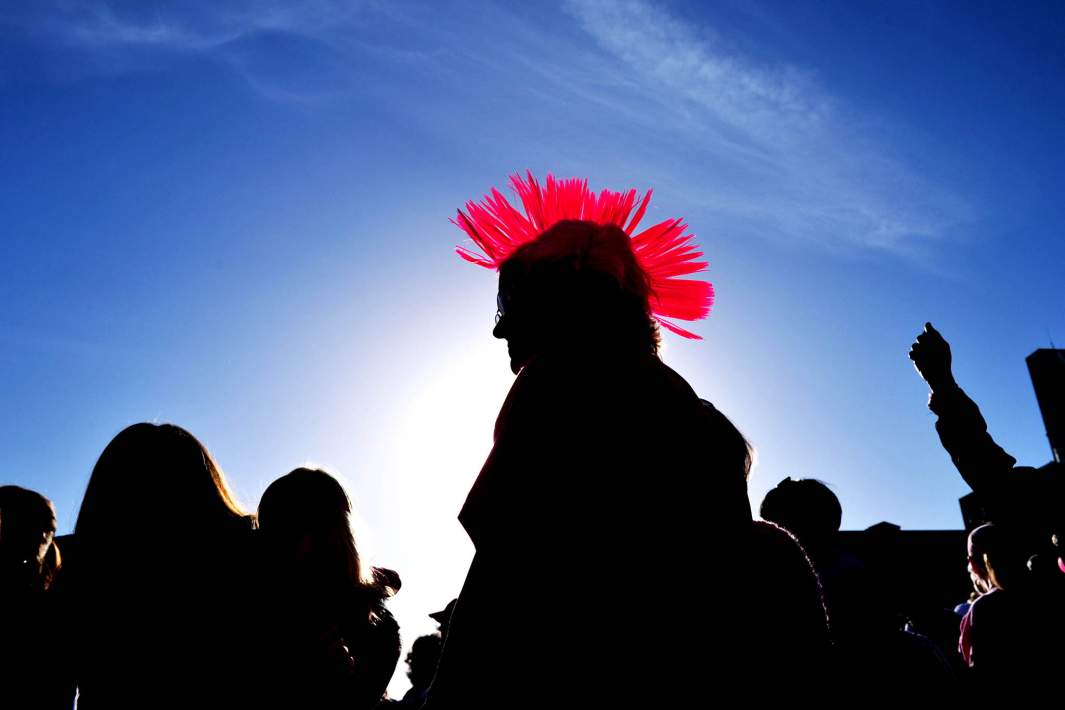 Панки на фестивале 