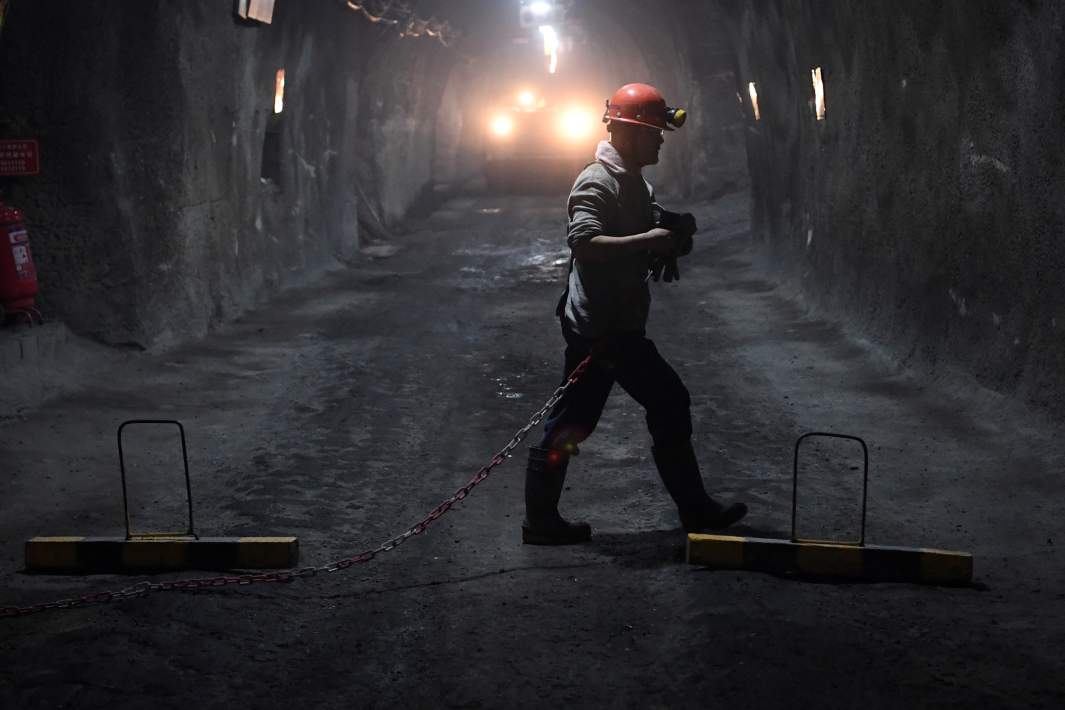 Шахта в Китае 