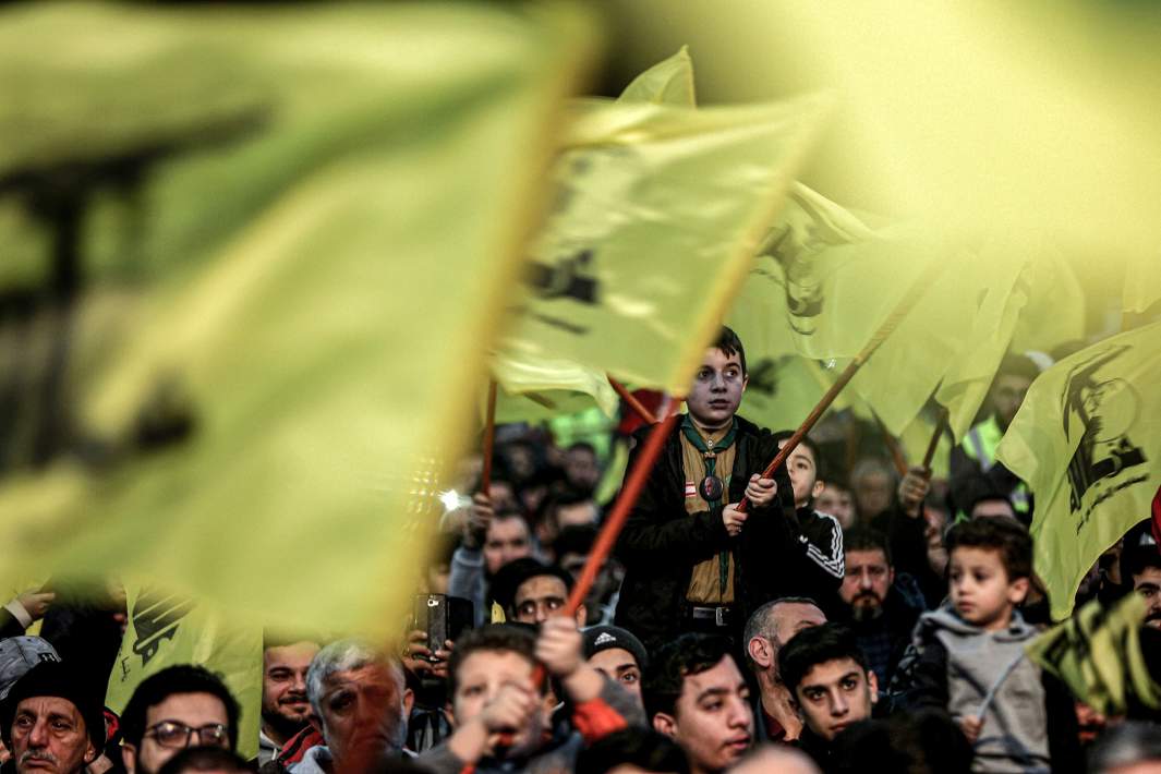 Митинг в поддержку Хезболлы 