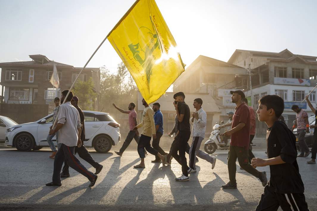 Митинг в поддержку Хезболлы 