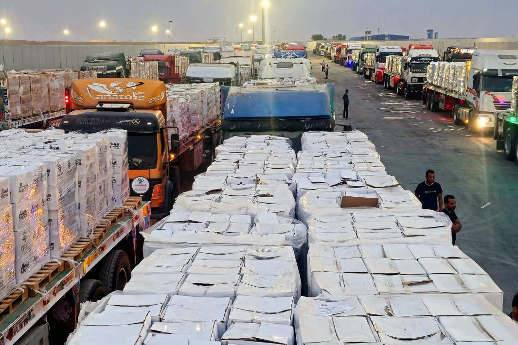 Доставка гуманитарной помощи в Сектор Газа