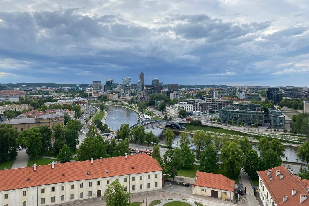 Вид на Вильнюс, Литва