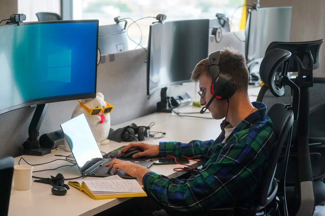 IT-специалист за работой