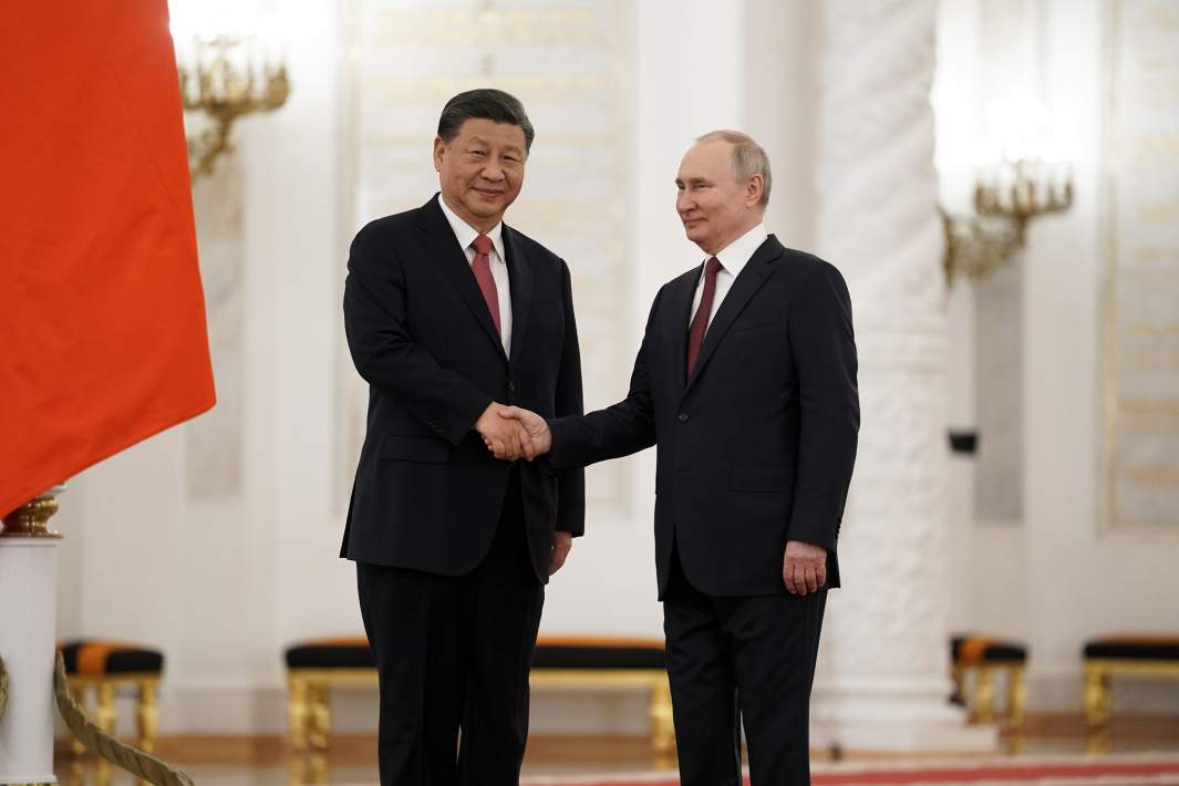 Президент РФ Владимир Путин и председатель КНР Си Цзиньпин