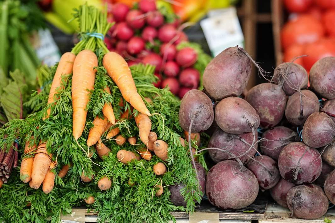 Овощи на рынке