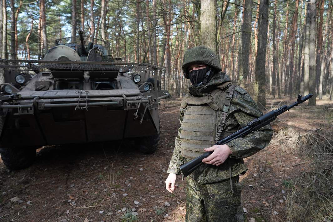 Военнослужащий ВС РФ в зоне СВО 