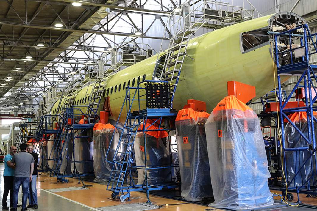 Сборка Sukhoi Superjet 100