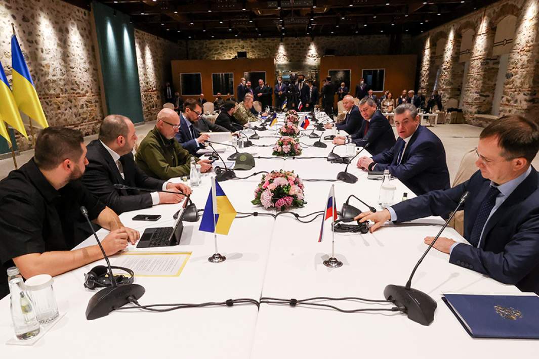 Российско-украинские переговоры в Стамбуле. 29 марта 2022 года