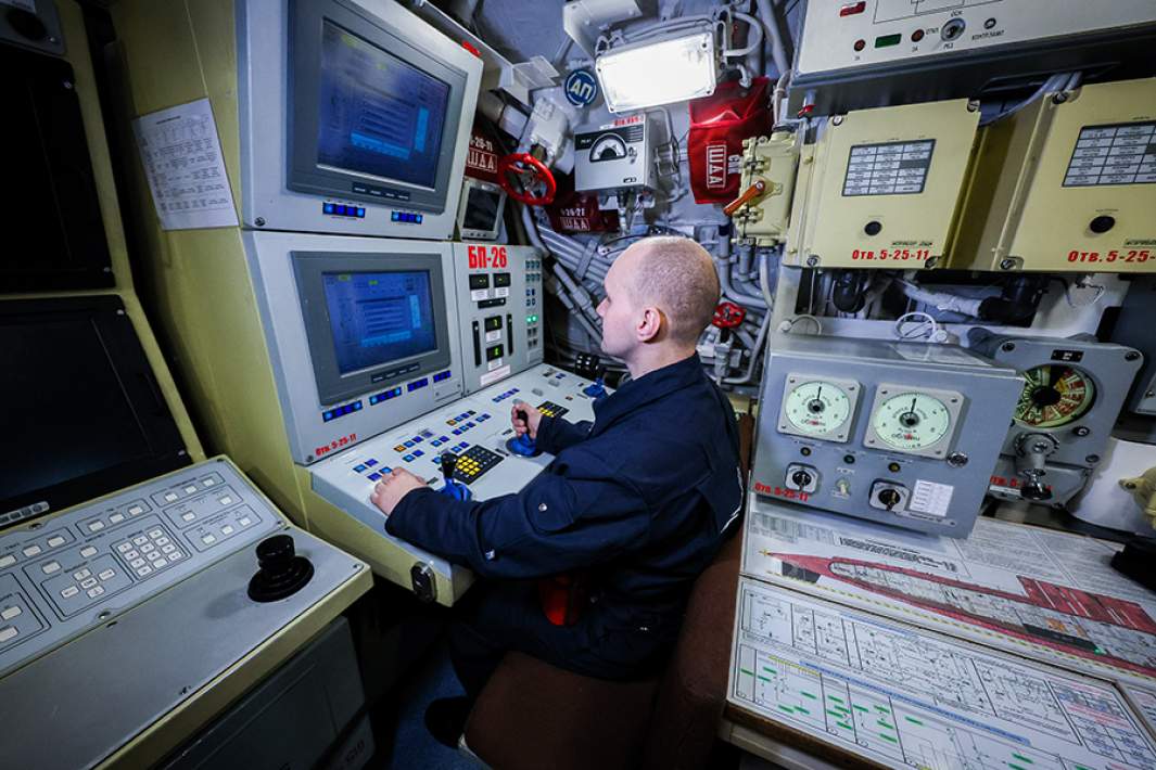 Матрос дизельной подводной лодки "Волхов"