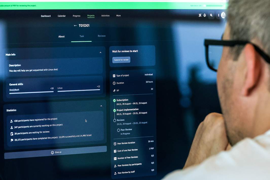 IT-специалист за работой