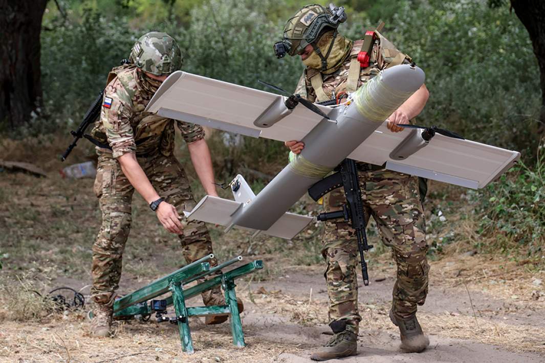 Работа подразделения ударно-разведывательных БПЛА в зоне СВО