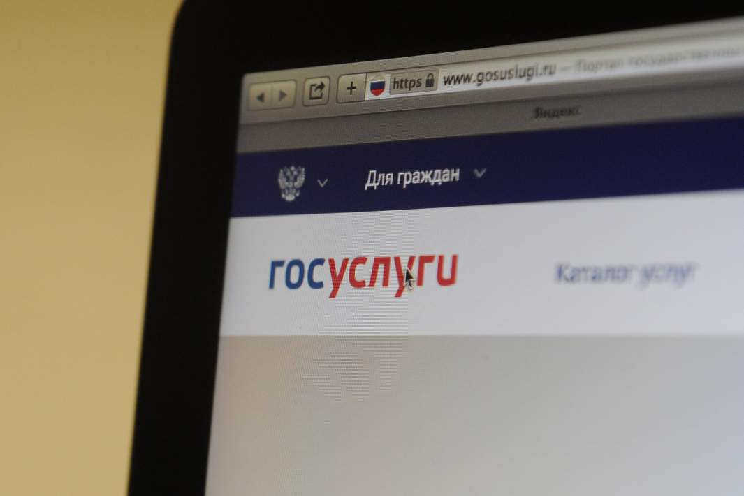 Сайт госуслуг 