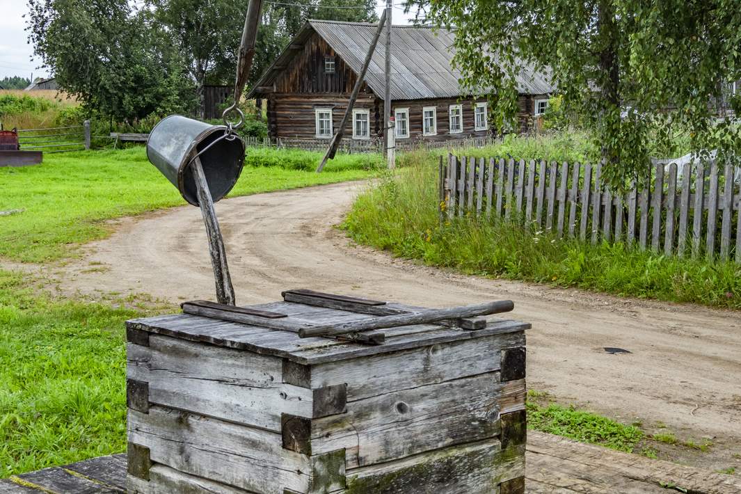 Колодец на одной из улиц села