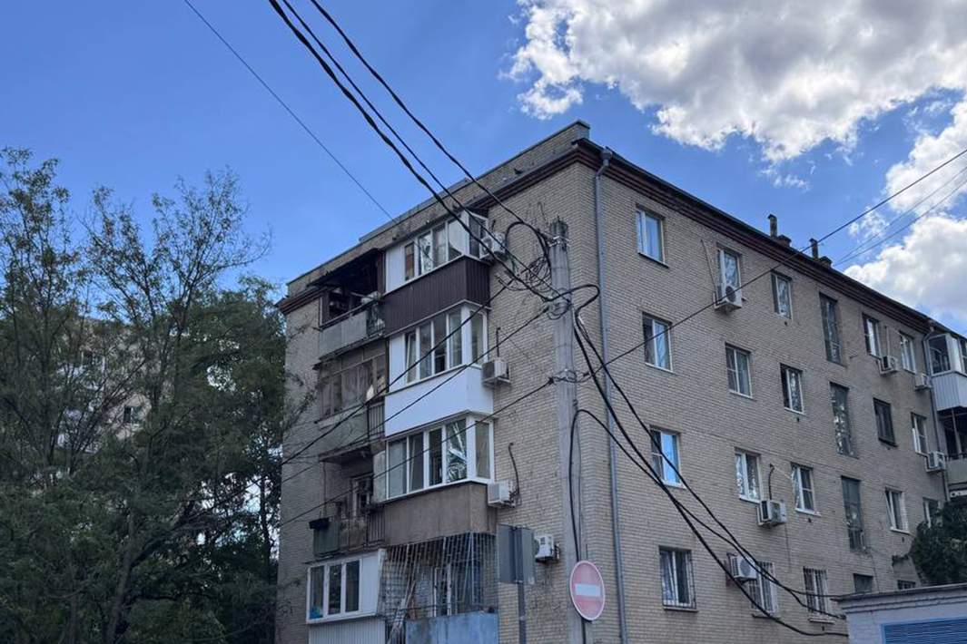 Последствие атаки БПЛА