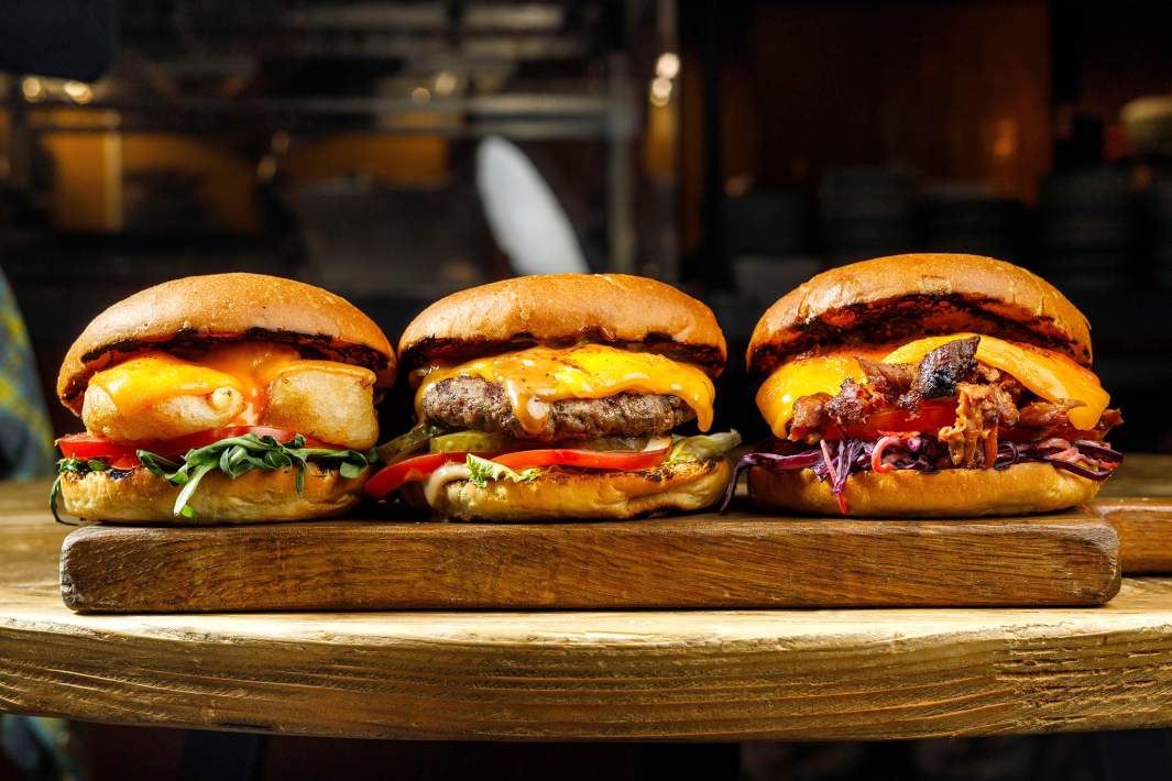 Бургеры с открытого огня