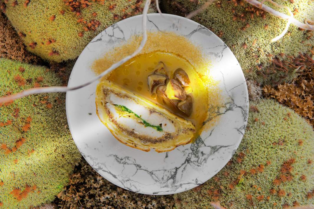 Кулебяка с белыми грибами