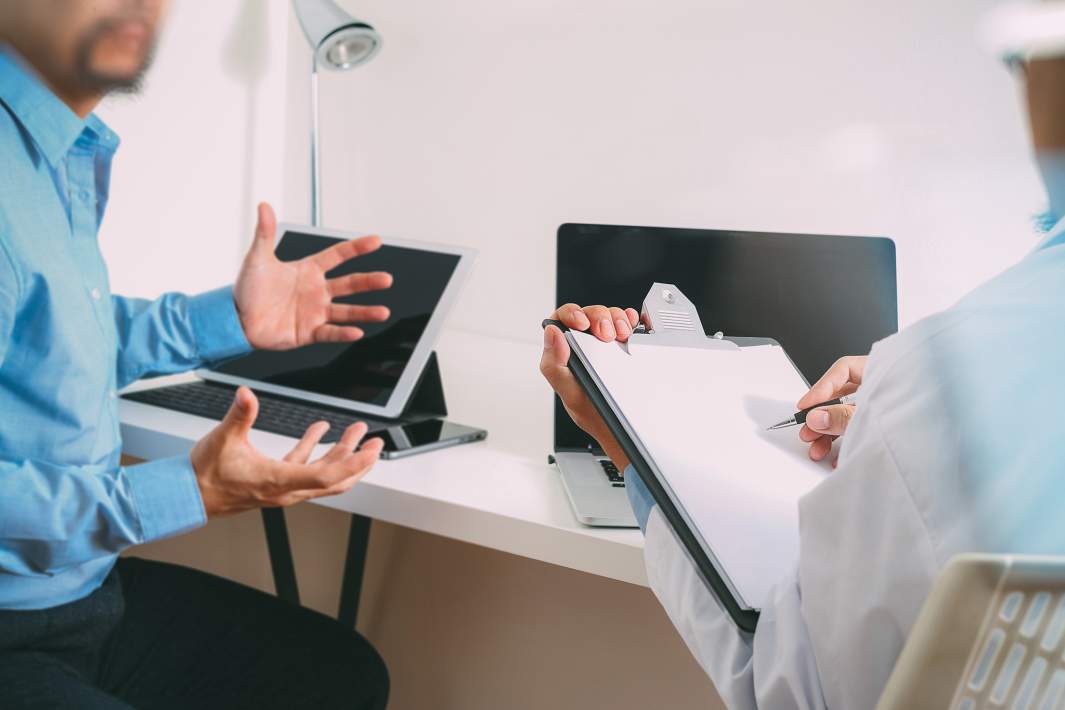 Прием психотерапевта 