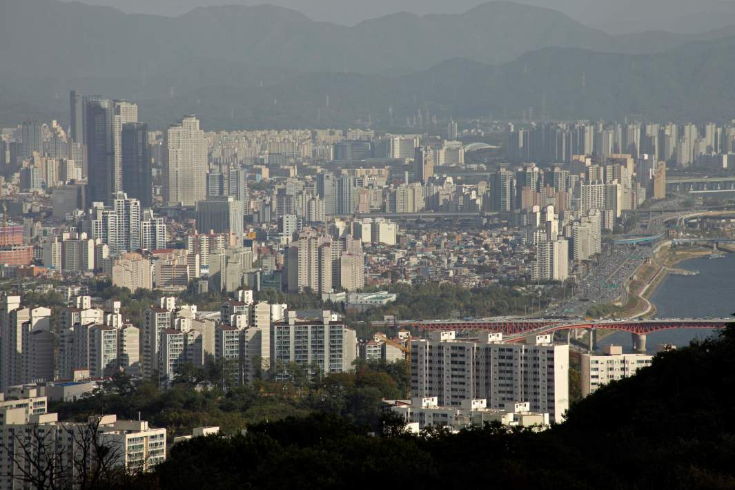 Вид на Сеул