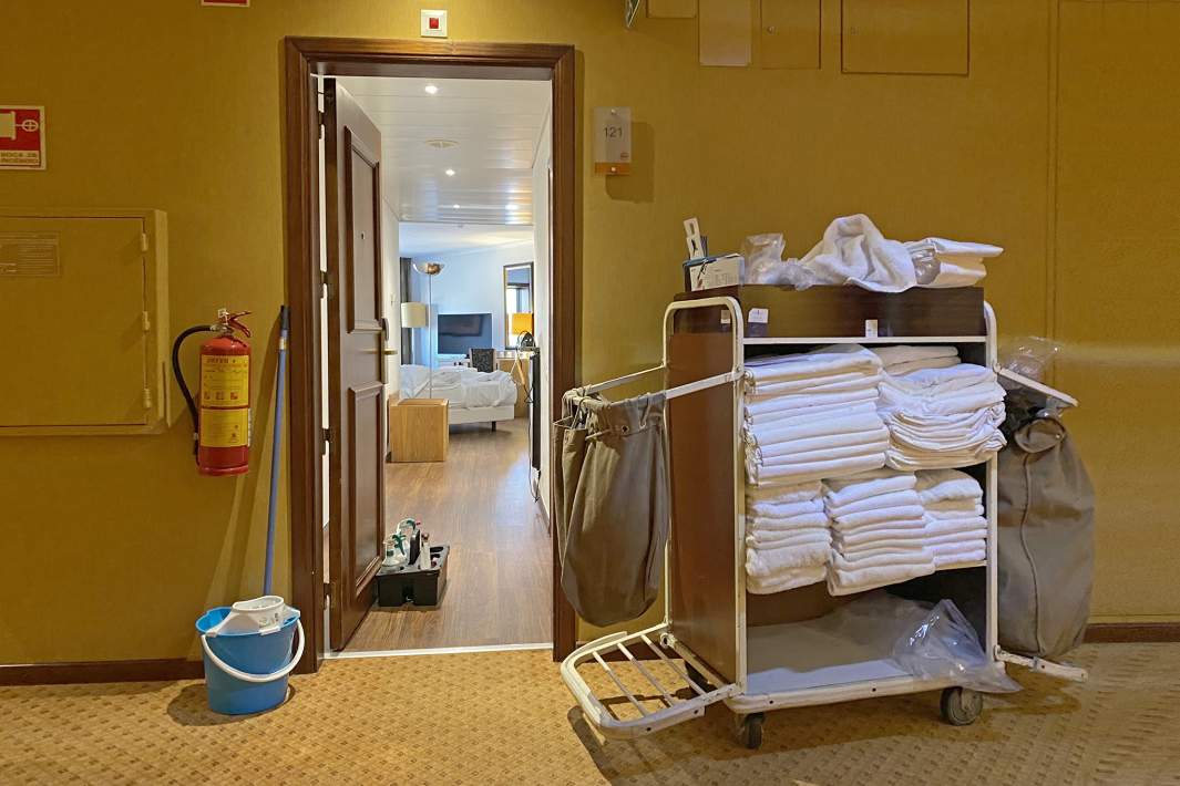 Уборка в номере 