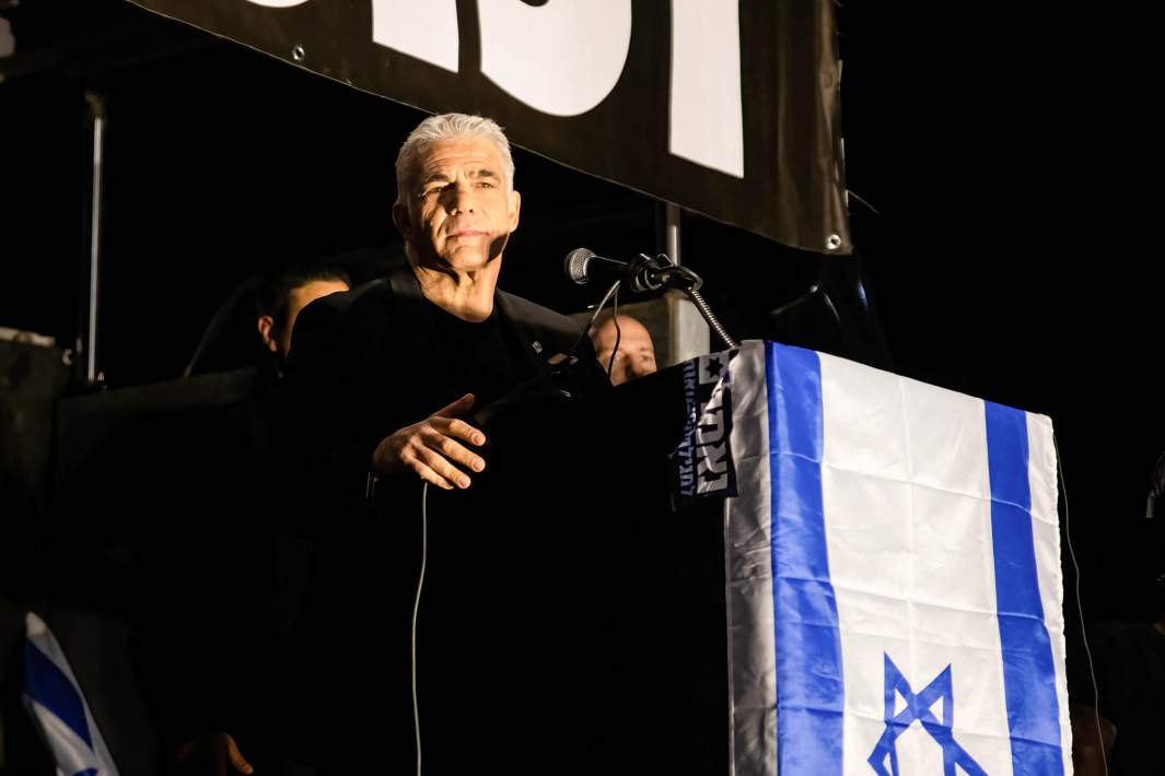 Лидер оппозиции в кнессете, бывший премьер-министр Яир Лапид