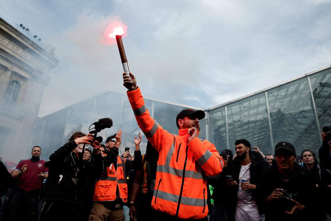 Протесты Франция