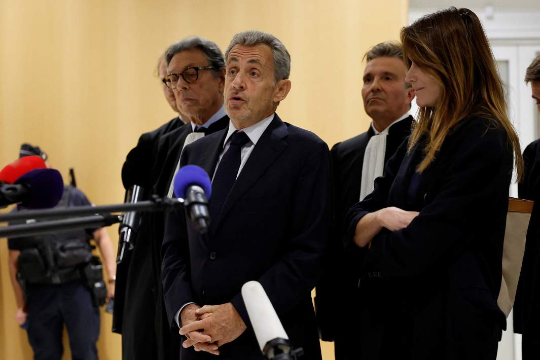 Николя Саркози с супругой 