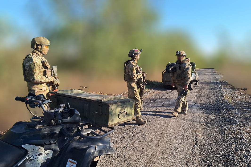 Дорога в зоне СВО 