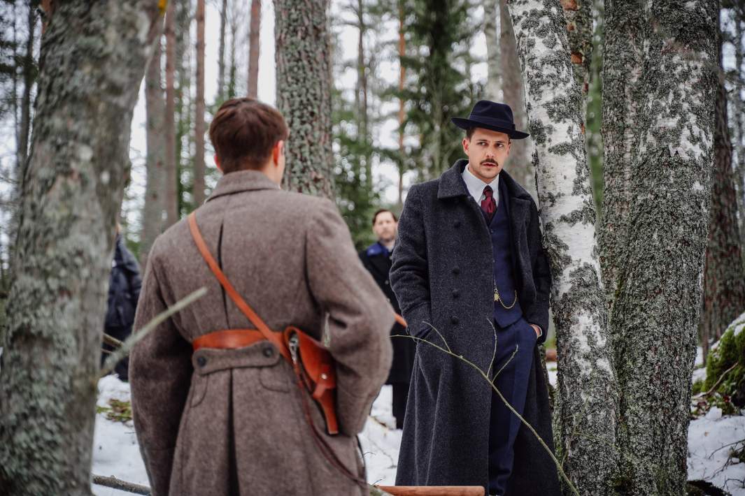 Съемка фильма "Красный шелк"